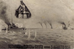 Recuerdo del convoy de la Victoria. Fuente: http://usuaris.tinet.cat/jcgg/H_Historicos/Convoy%20de%20la%20Victoria%201.936.jpg