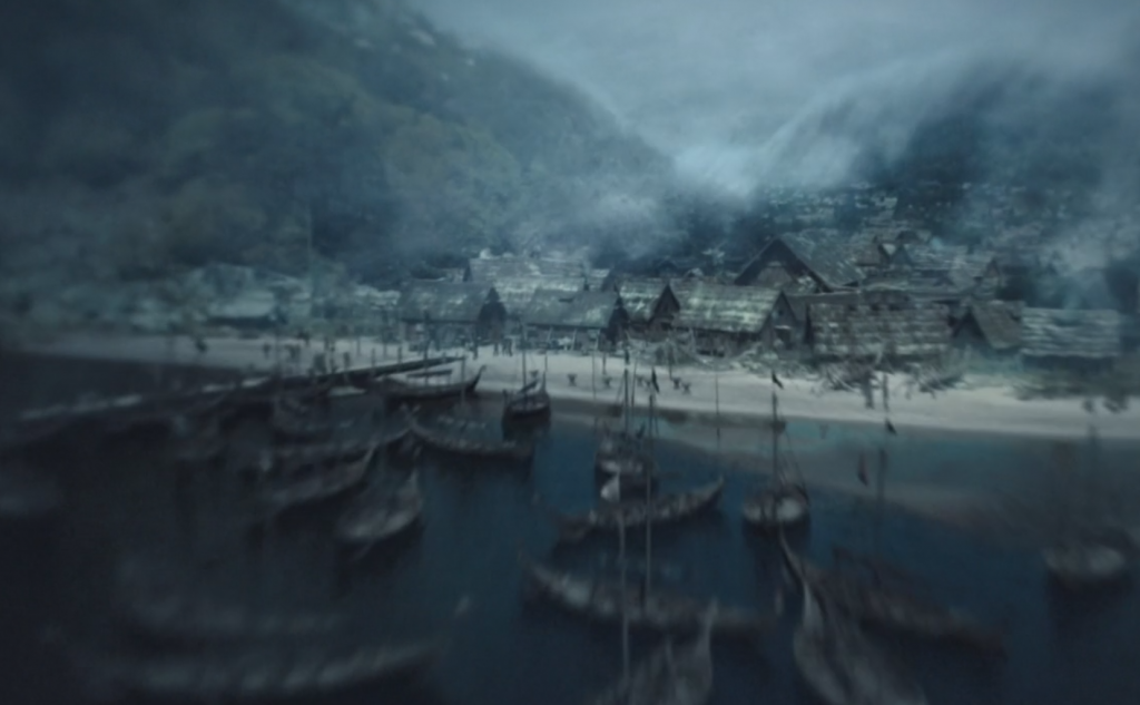 Kattegat y su puerto a rebosar de barcos...¡Brutal!