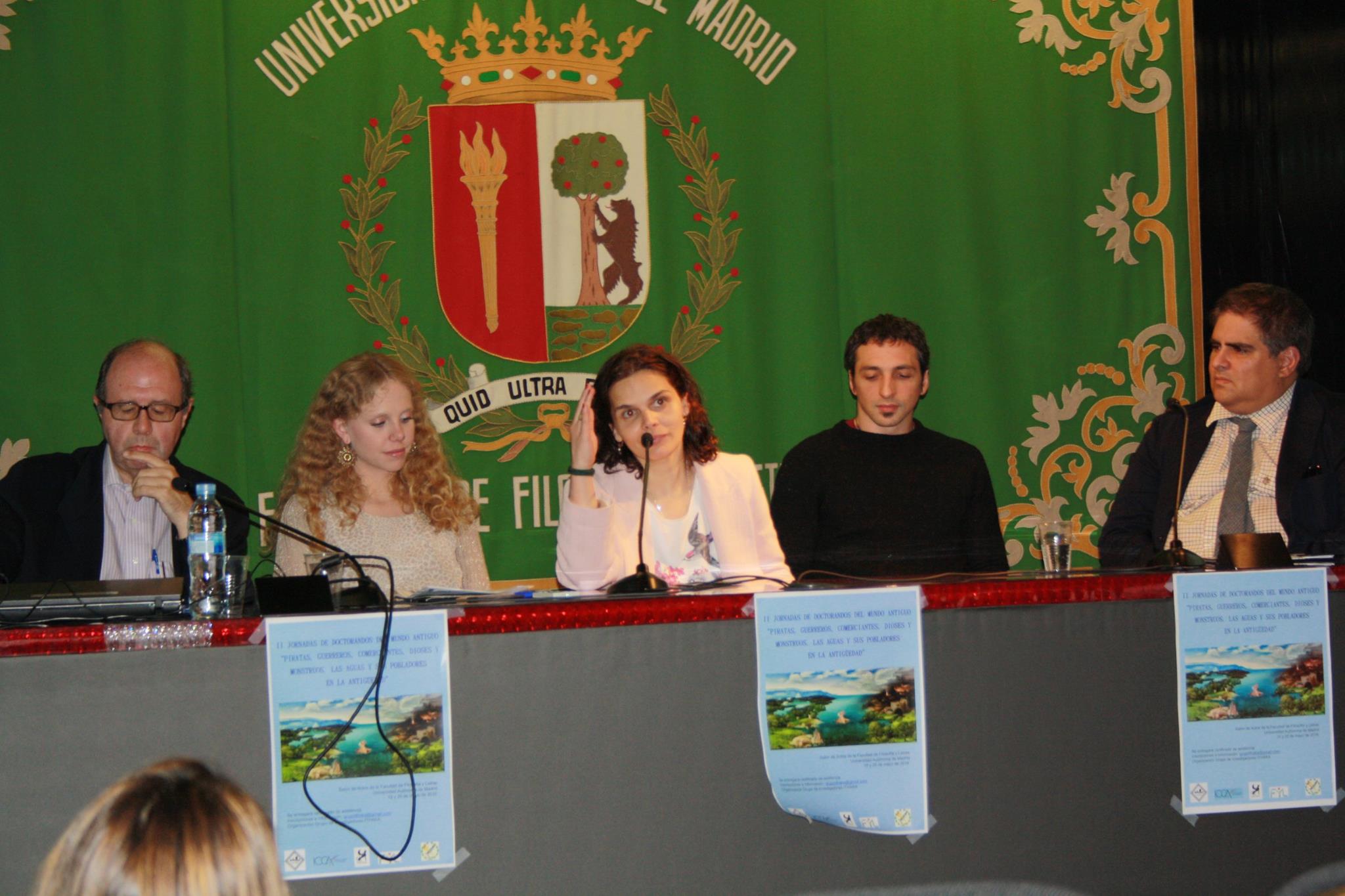 Adolfo Domínguez, Cristina Muñoz-Delgado, María del Mar Gabaldón, Santiago González e Hipólito Sánchiz (Fotografía de Marta Marchena)